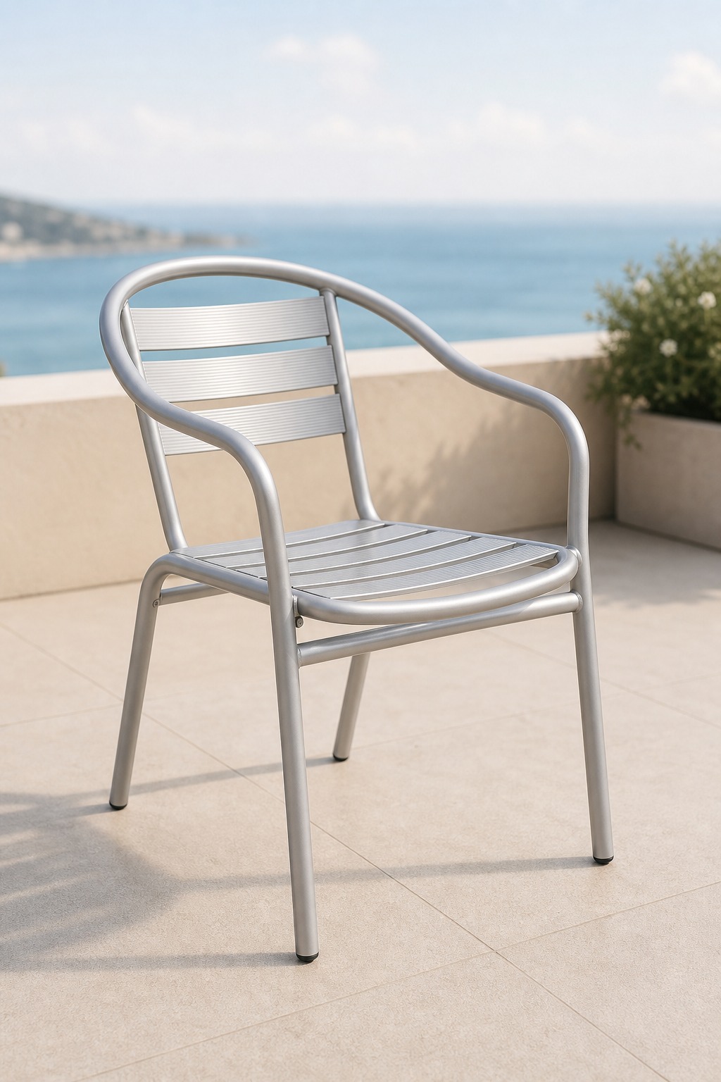 Lightweight aluminium chair