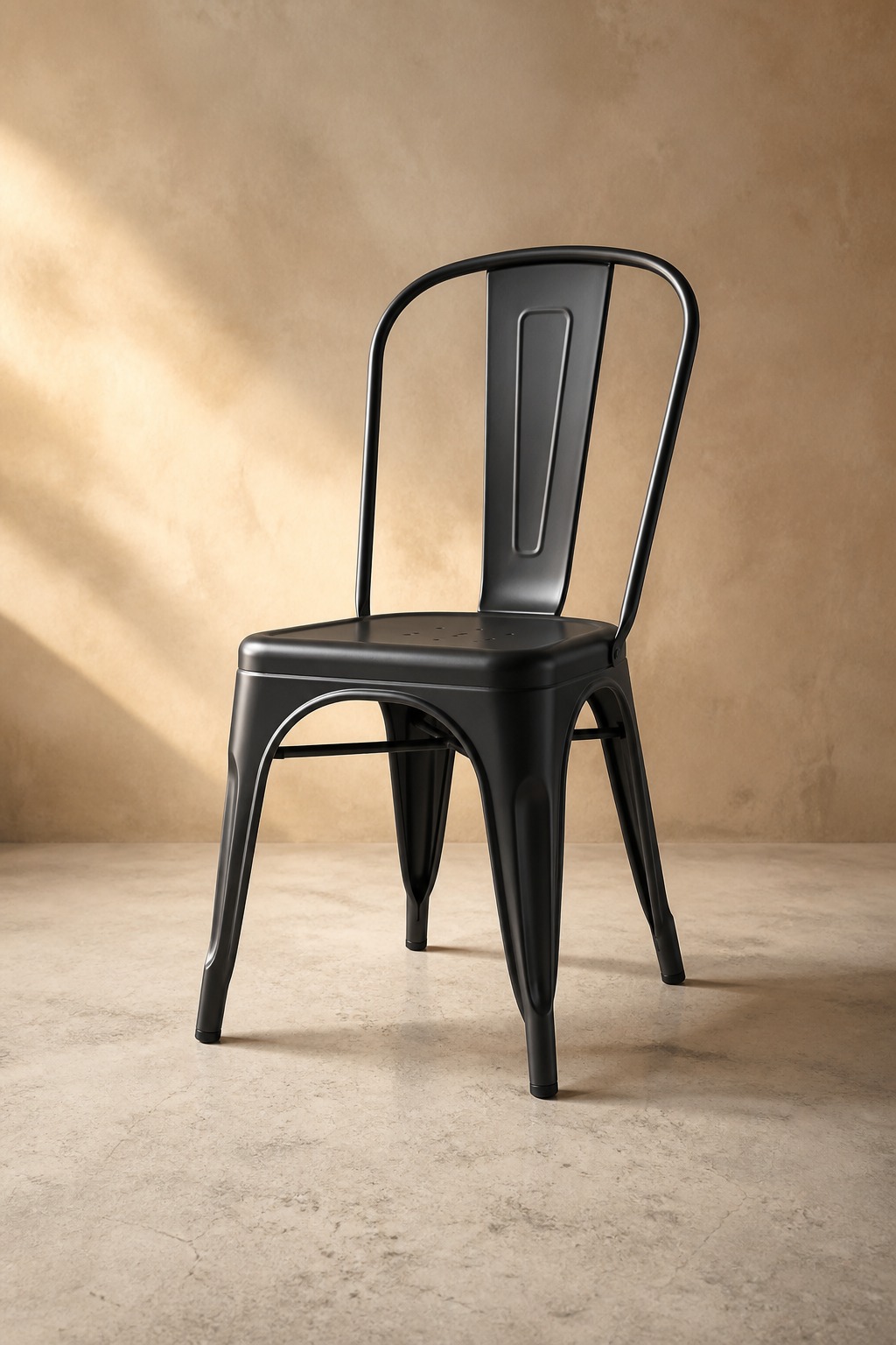 Pressed sheet-steel loft chair